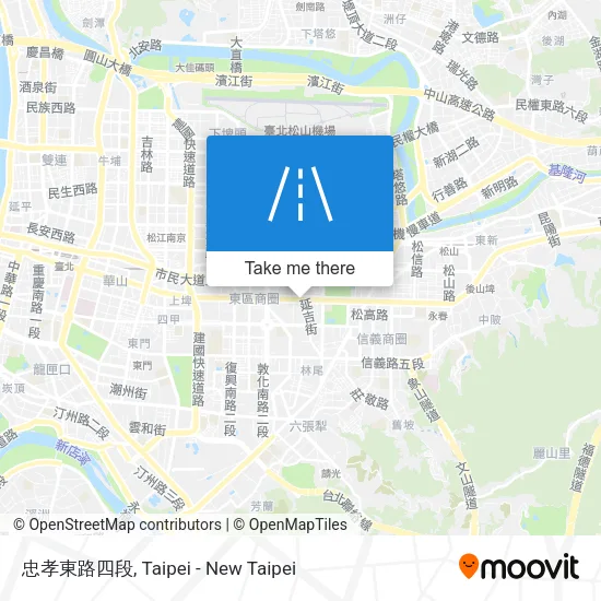 忠孝東路四段地圖