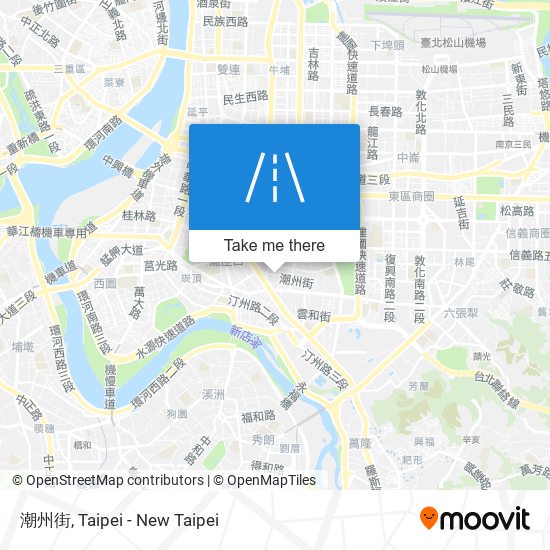 潮州街 map