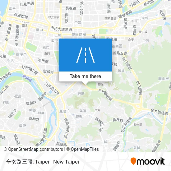 辛亥路三段 map