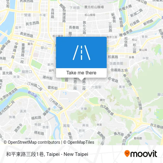 和平東路三段1巷地圖