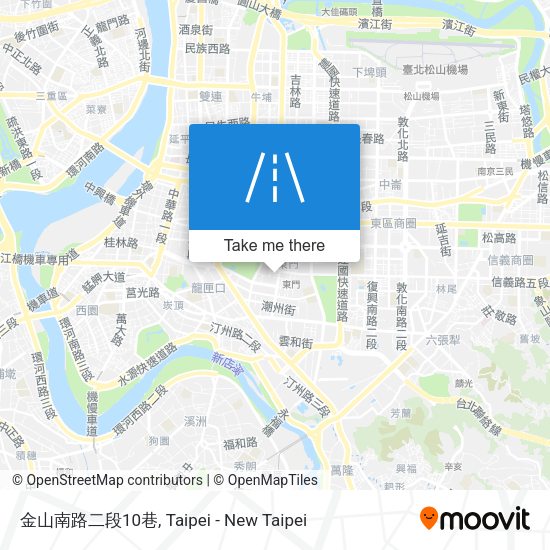 金山南路二段10巷地圖