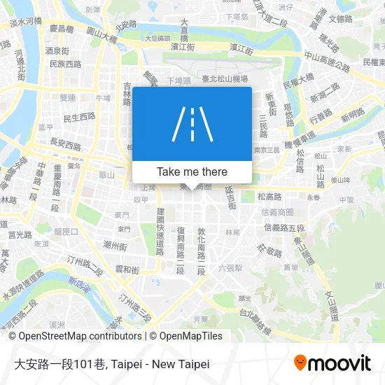 大安路一段101巷地圖
