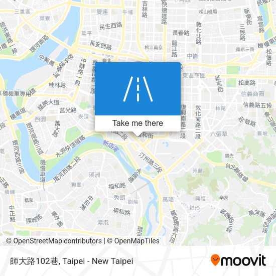 師大路102巷 map