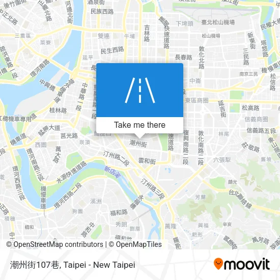 潮州街107巷地圖