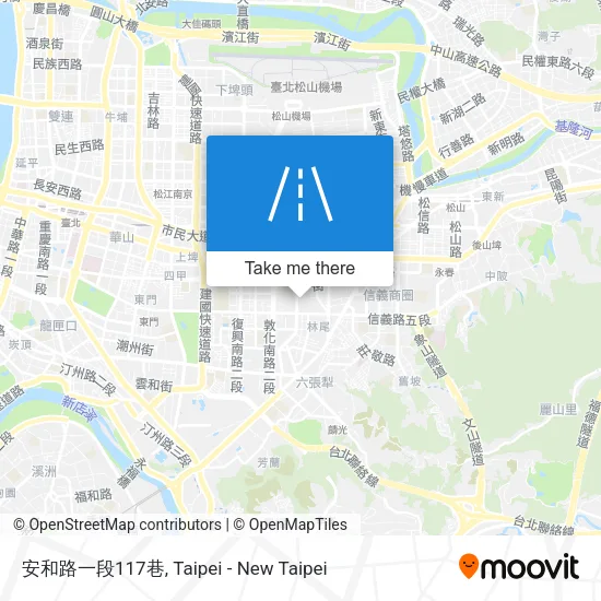 安和路一段117巷地圖