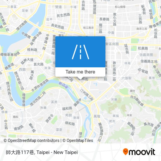 師大路117巷地圖