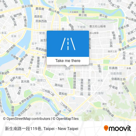 新生南路一段119巷地圖