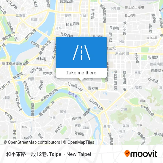和平東路一段12巷地圖