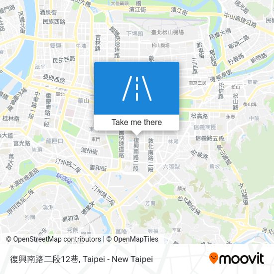 復興南路二段12巷地圖