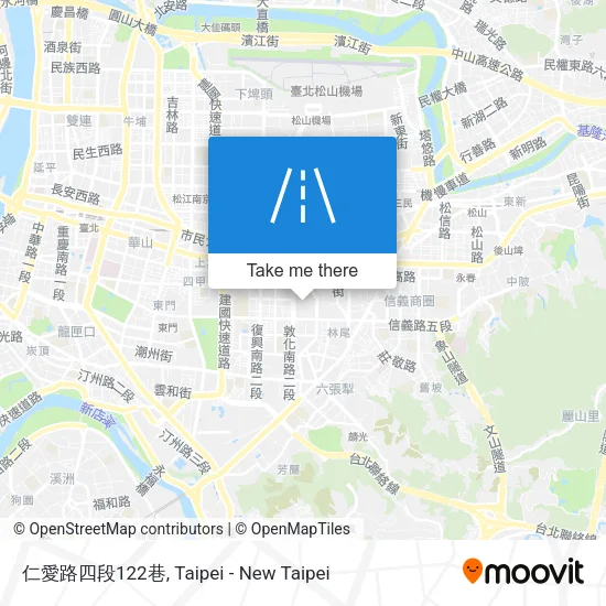 仁愛路四段122巷地圖