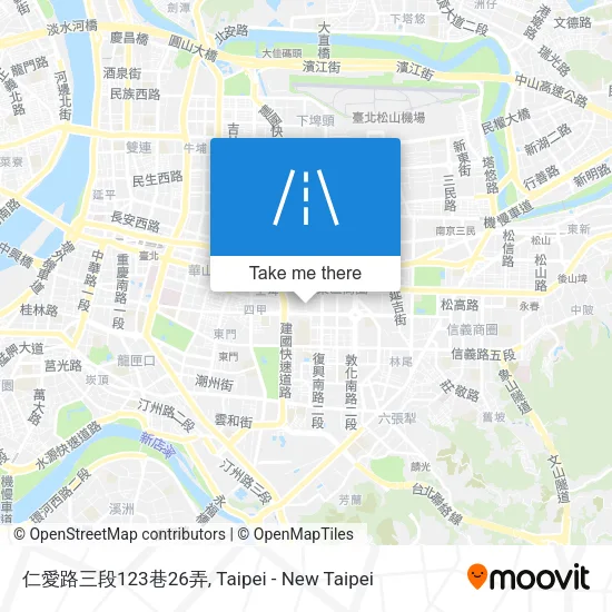 仁愛路三段123巷26弄地圖