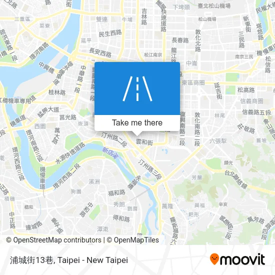 浦城街13巷地圖