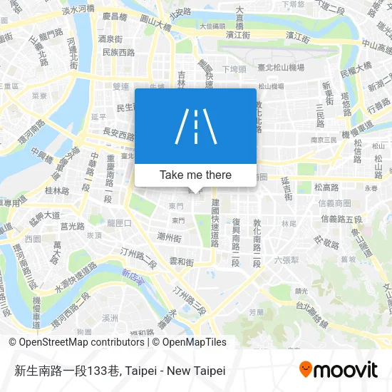 新生南路一段133巷地圖