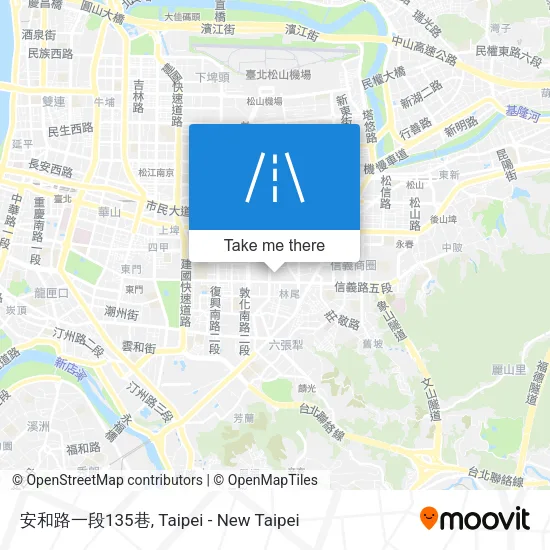 安和路一段135巷地圖