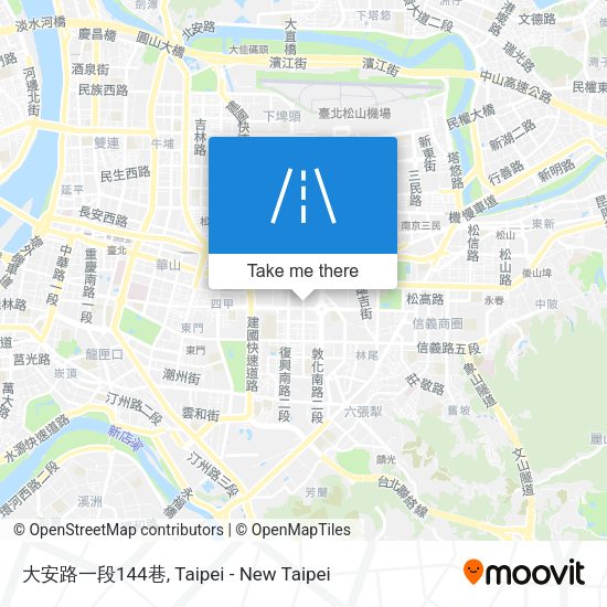 大安路一段144巷地圖