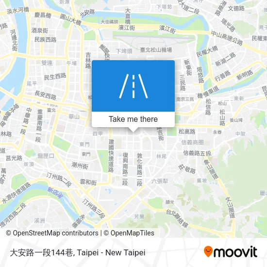 大安路一段144巷地圖