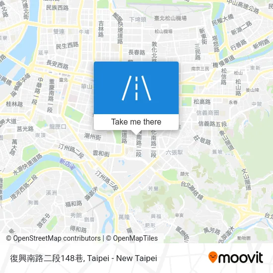 復興南路二段148巷地圖