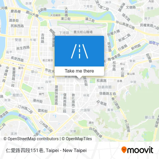 仁愛路四段151巷地圖