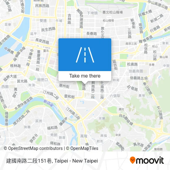 建國南路二段151巷地圖