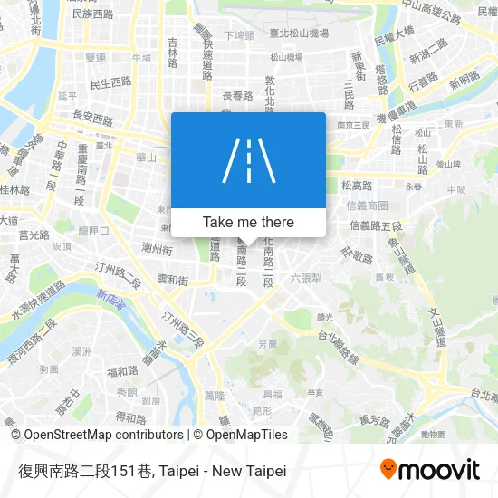 復興南路二段151巷地圖