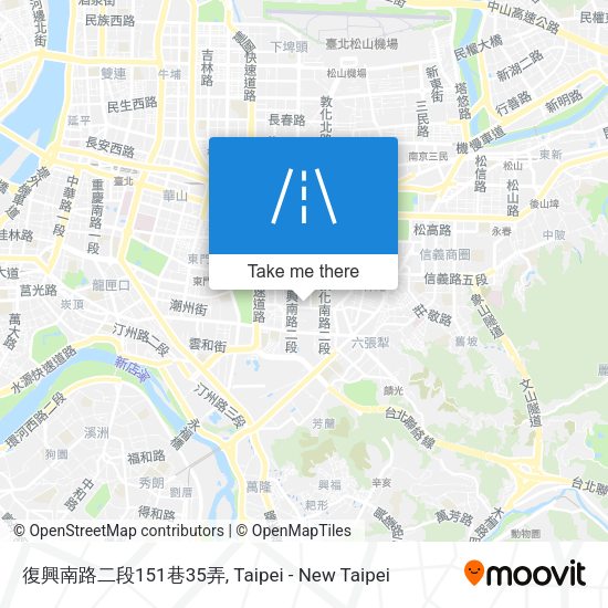 復興南路二段151巷35弄地圖