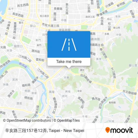 辛亥路三段157巷12弄地圖