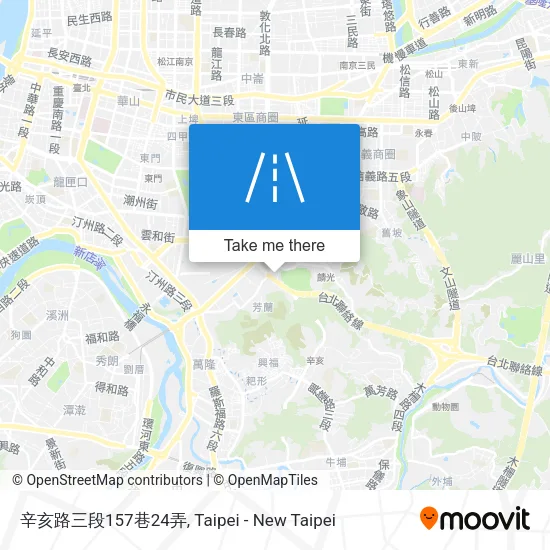 辛亥路三段157巷24弄地圖