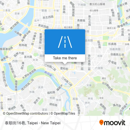 泰順街16巷地圖