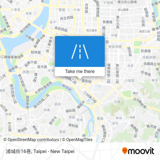 浦城街16巷地圖
