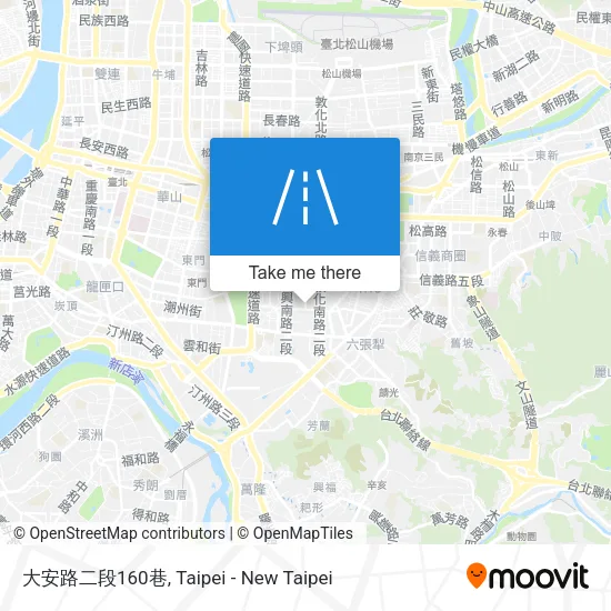大安路二段160巷地圖