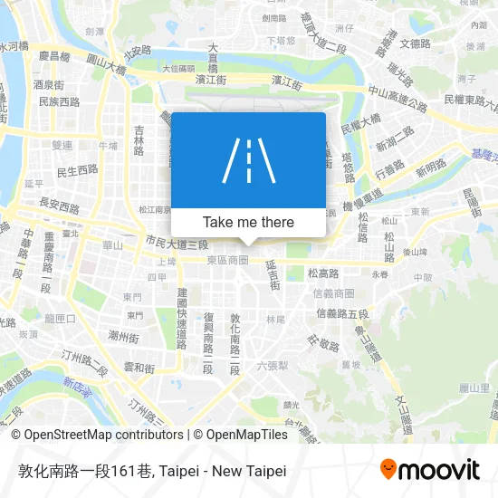 敦化南路一段161巷地圖