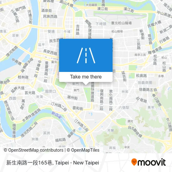 新生南路一段165巷地圖