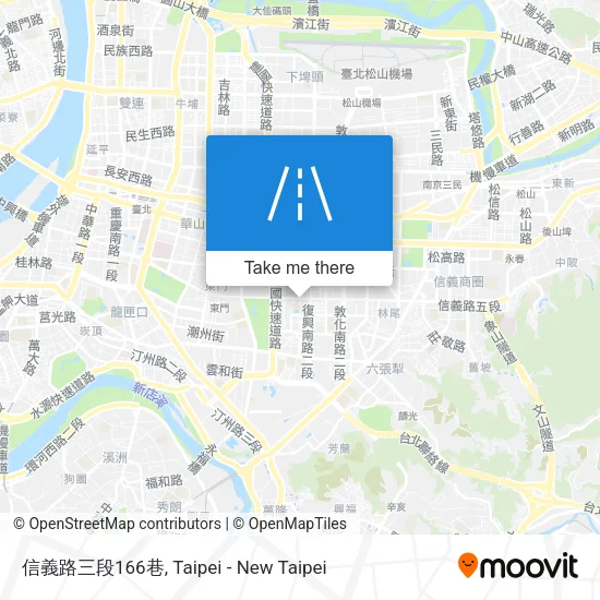 信義路三段166巷地圖