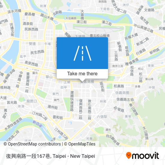 復興南路一段167巷地圖