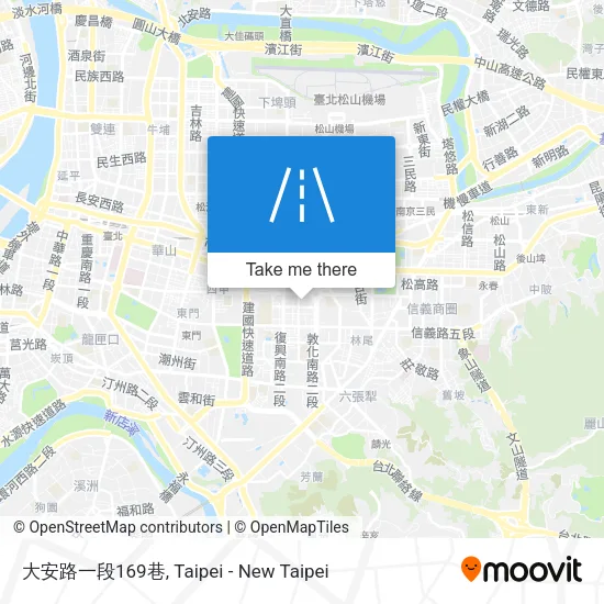 大安路一段169巷地圖