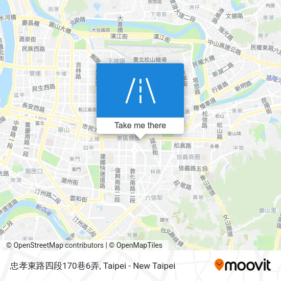 忠孝東路四段170巷6弄地圖