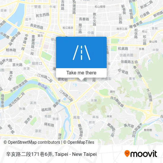 辛亥路二段171巷6弄地圖