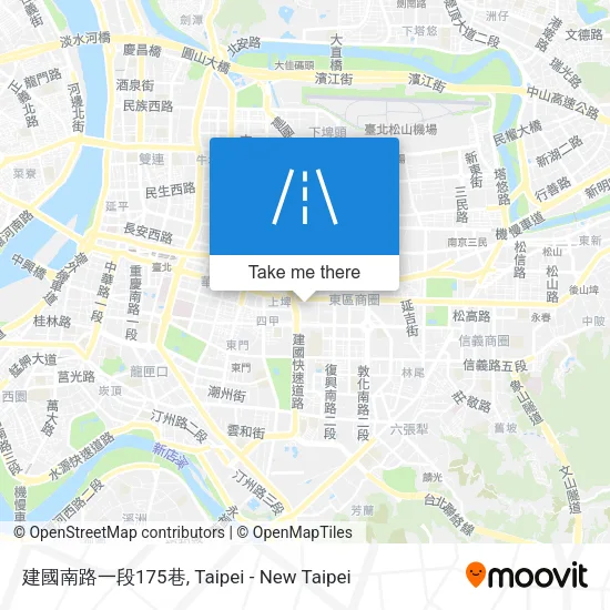 建國南路一段175巷地圖
