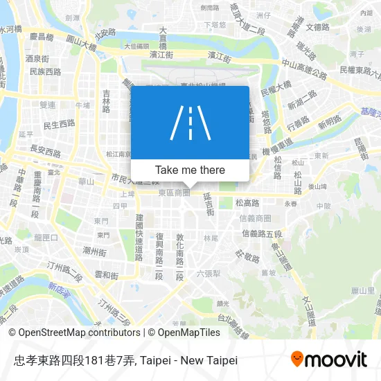 忠孝東路四段181巷7弄地圖