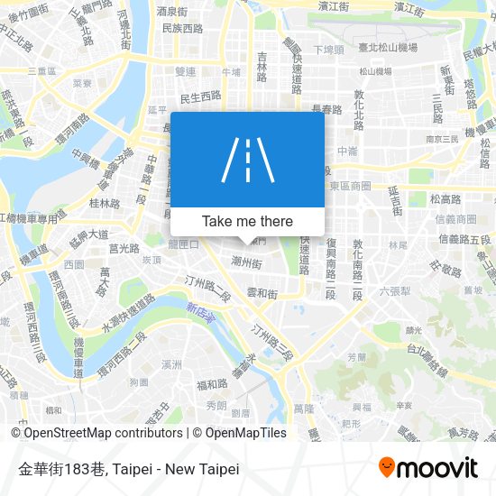 金華街183巷地圖