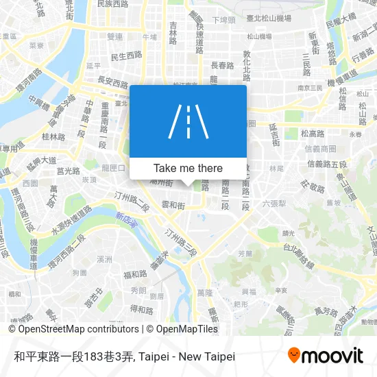 和平東路一段183巷3弄地圖