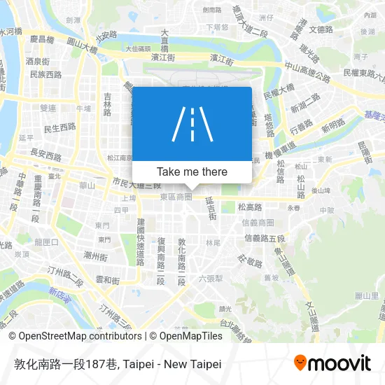 敦化南路一段187巷地圖