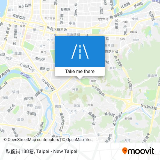 臥龍街188巷地圖