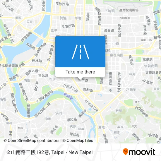 金山南路二段192巷地圖