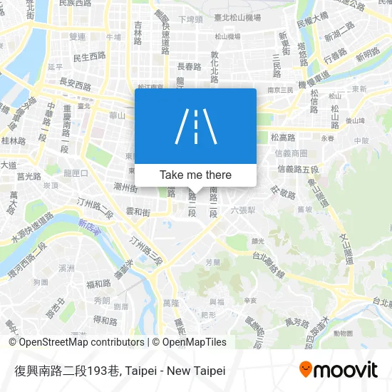 復興南路二段193巷地圖