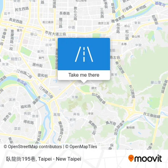 臥龍街195巷 map