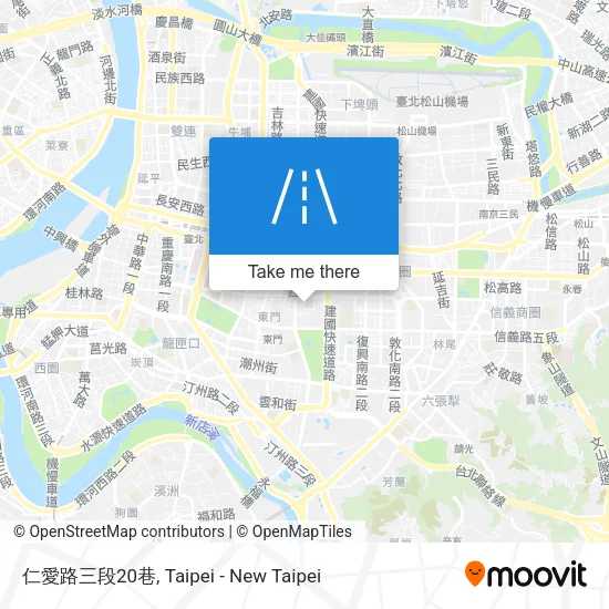 仁愛路三段20巷地圖