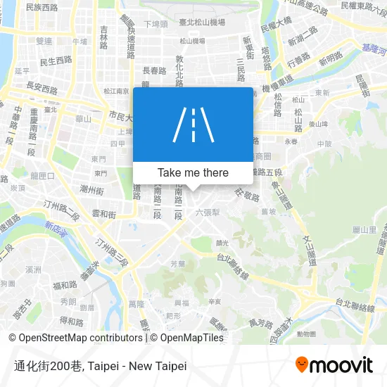 通化街200巷地圖