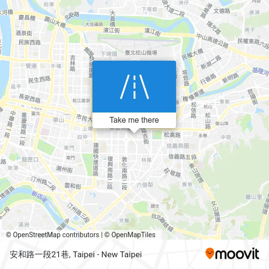 安和路一段21巷地圖