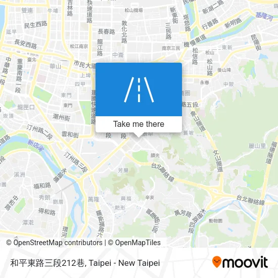 和平東路三段212巷地圖